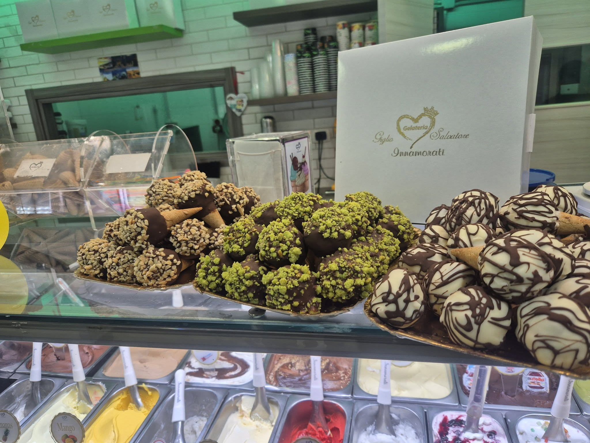 Bancone gelateria
